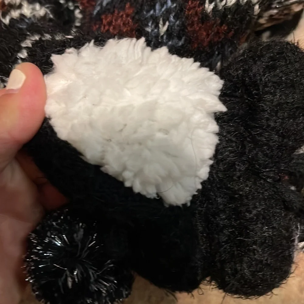 BearPaw Sherpa lined ankle calf socks